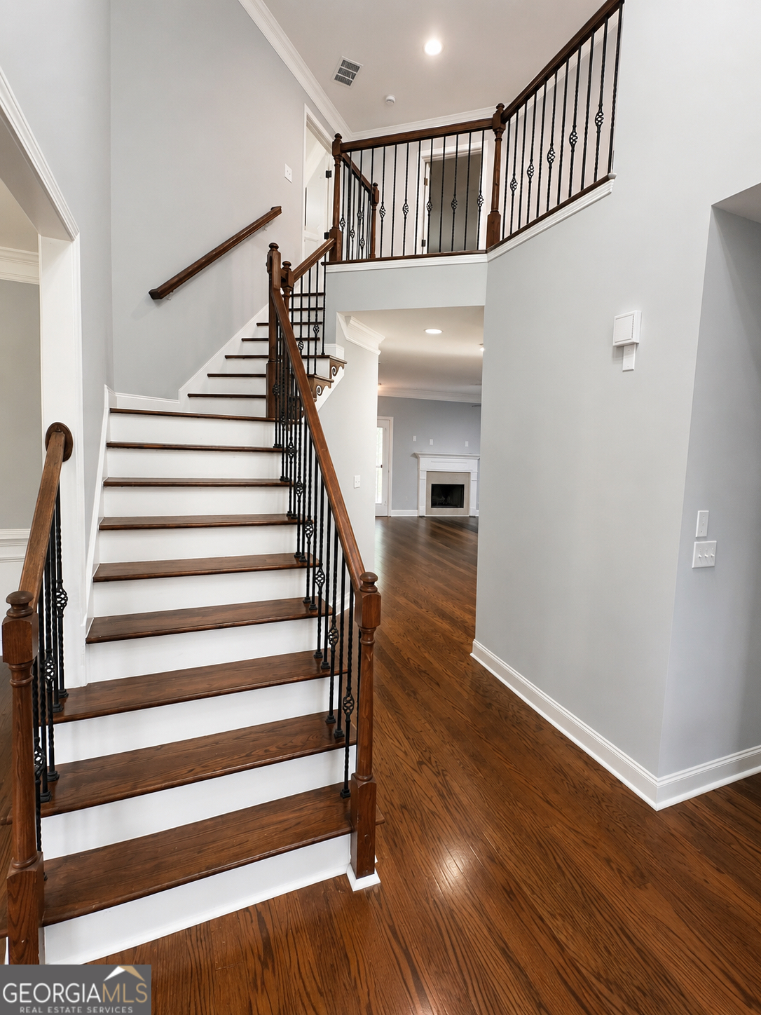 2614 Dolostone Way Dacula, GA 30019 - Photo 8 of 29 a view of entryway with wooden floor