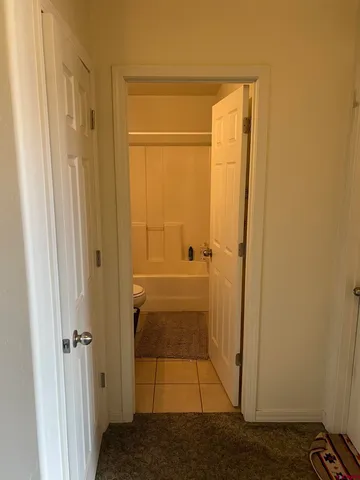 a view of front door