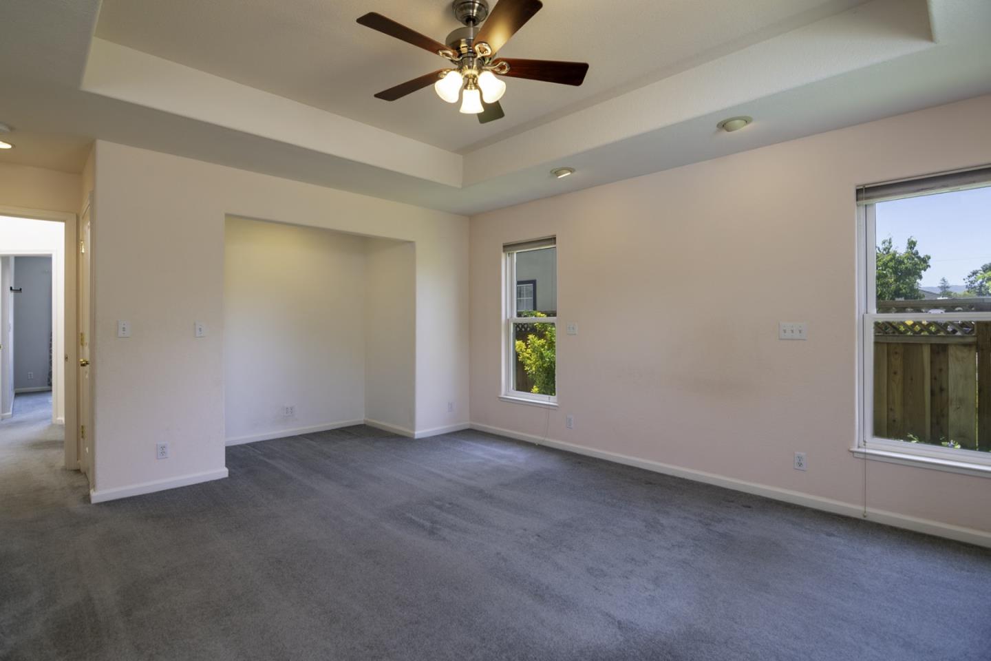 661 Cambrian Drive Campbell, CA 95008 - Photo 22 of 31 an empty room with window and ceiling fan