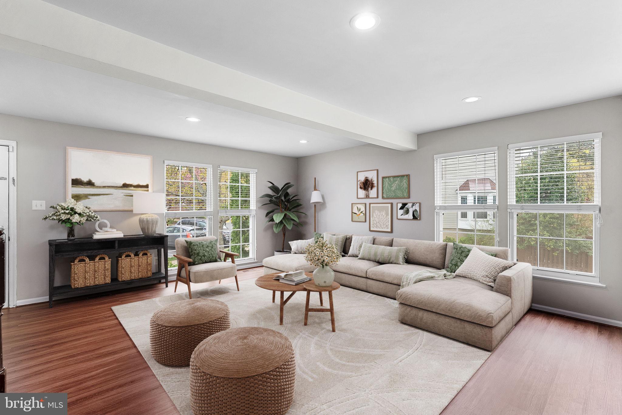 21074 Cornerpost Square Ashburn, VA 20147 - Photo 4 of 81 Living Room - Virtually Staged