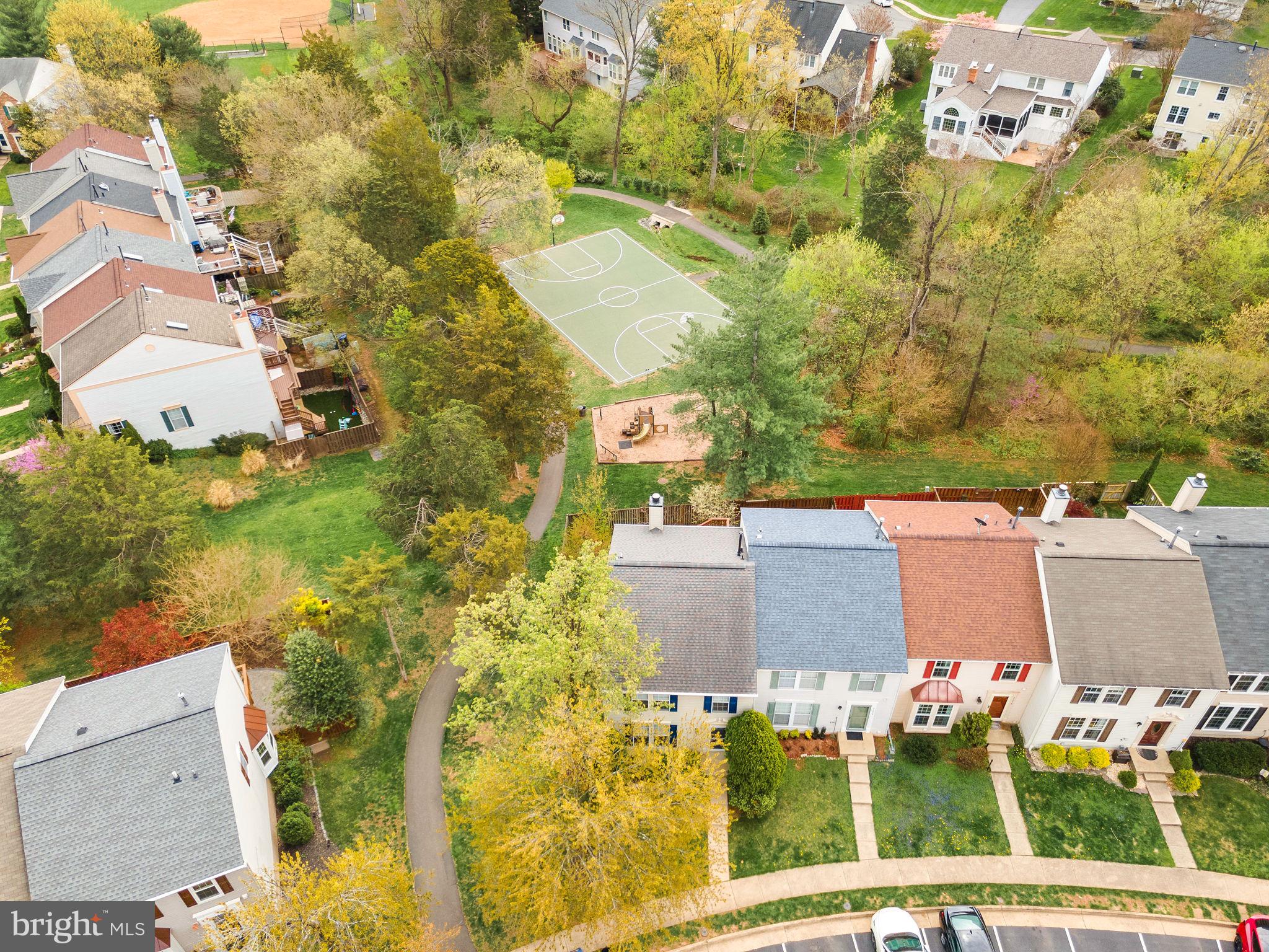 21074 Cornerpost Square Ashburn, VA 20147 - Photo 69 of 81 an aerial view of residential houses with outdoor space