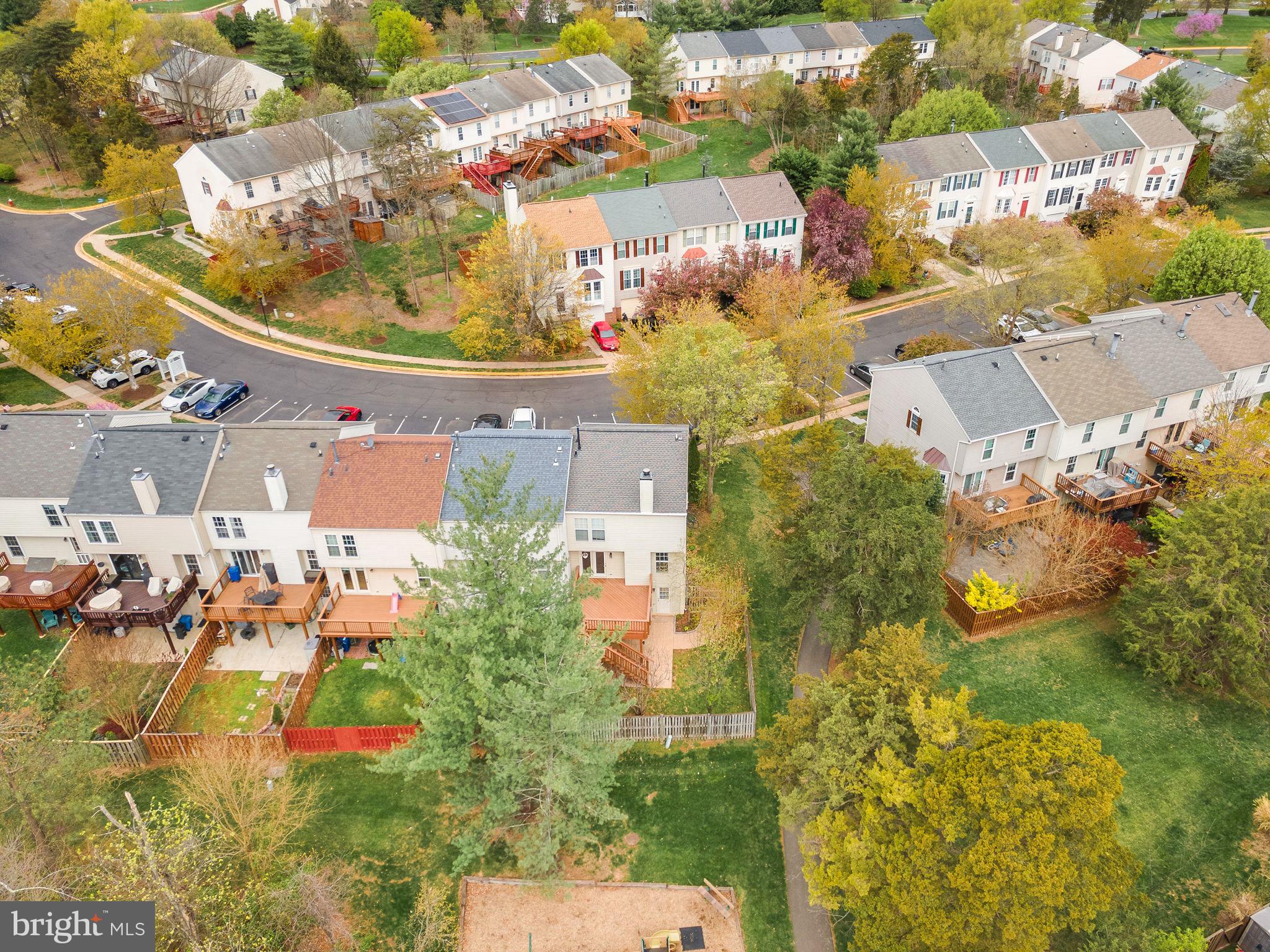 21074 Cornerpost Square Ashburn, VA 20147 - Photo 72 of 81 an aerial view of residential houses with outdoor space
