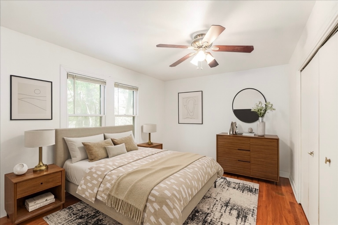 3710 Hollywood Avenue Austin, TX 78722 - Photo 4 of 39 a bedroom with a bed and window