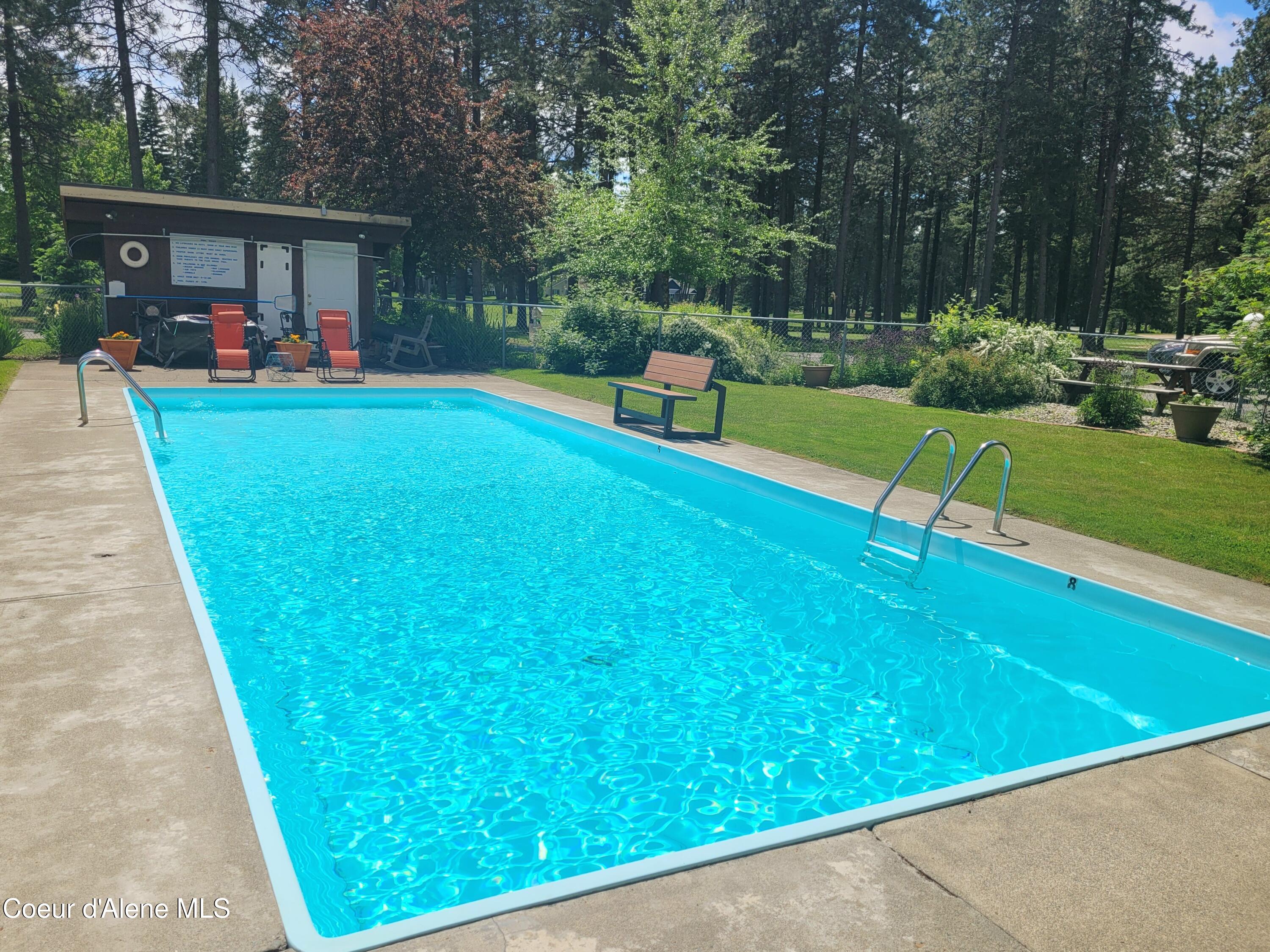 5305 West Fairway Lane, Unit 19 Rathdrum, ID 83858 - Photo 13 of 50 Private pool w/storage cabana