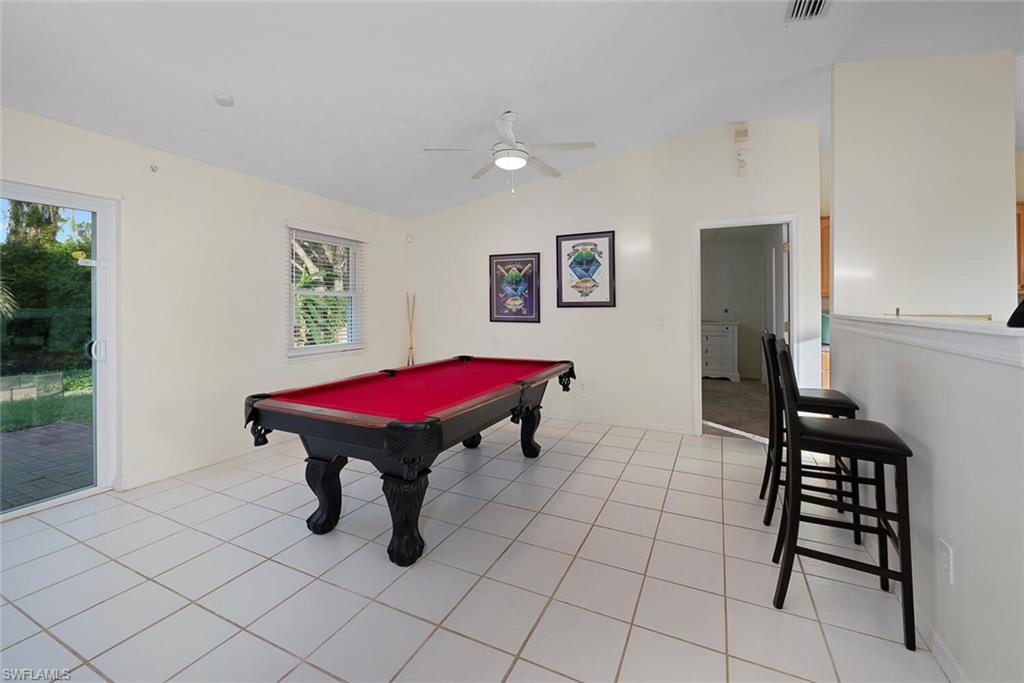1981 Seminole Harbor Drive Alva, FL 33920 - Photo 12 of 19 a room with pool table and windows