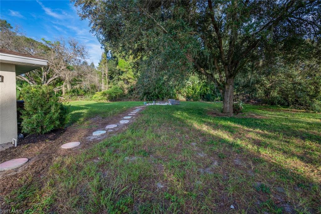 1981 Seminole Harbor Drive Alva, FL 33920 - Photo 3 of 19 a view of a yard with plants and large trees