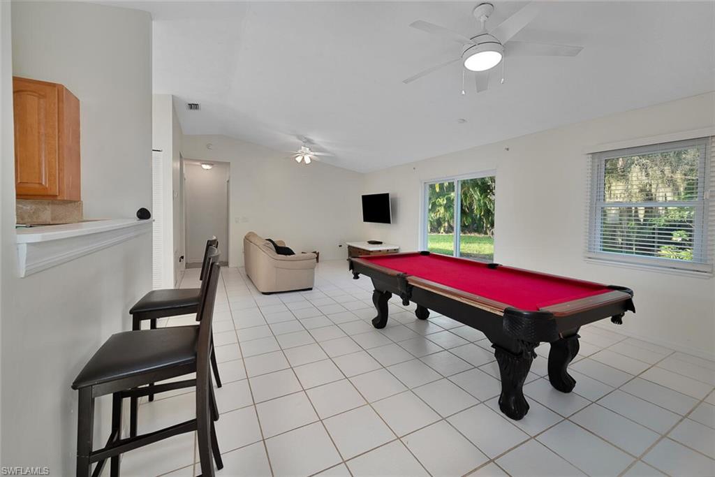1981 Seminole Harbor Drive Alva, FL 33920 - Photo 8 of 19 a room with furniture pool table and windows