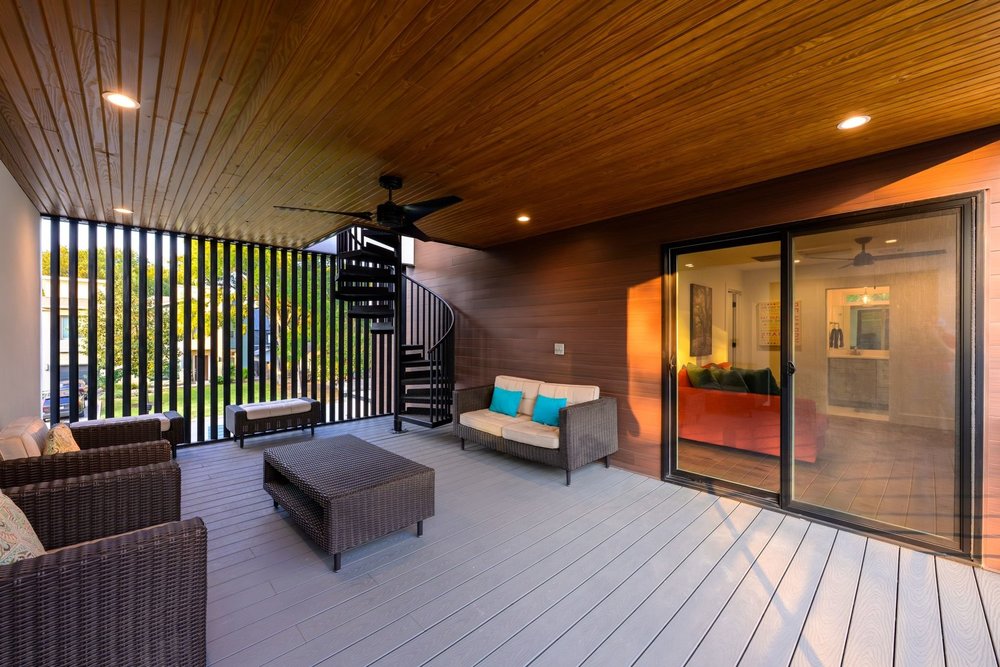 1003 Taffy Court Austin, TX 78704 - Photo 23 of 40 a lobby with furniture and wooden floor