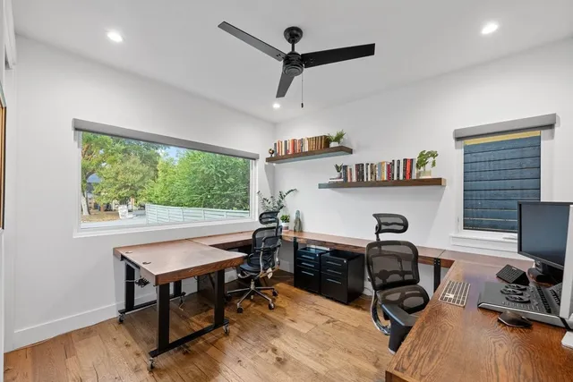 a room with furniture and a window