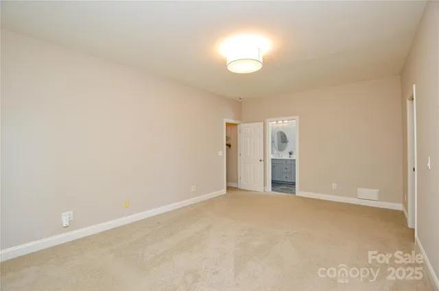 a view of an empty room