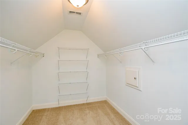 a view of walk in closet