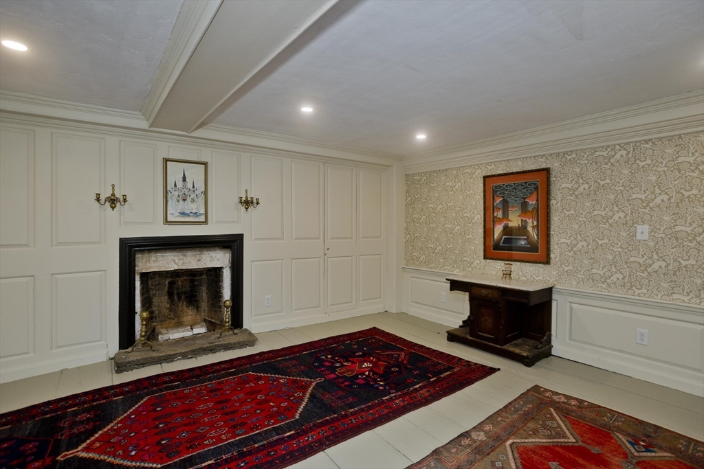 17 Old Sunderland Road Montague, MA 01351 - Photo 29 of 42 a living room with furniture and a fireplace