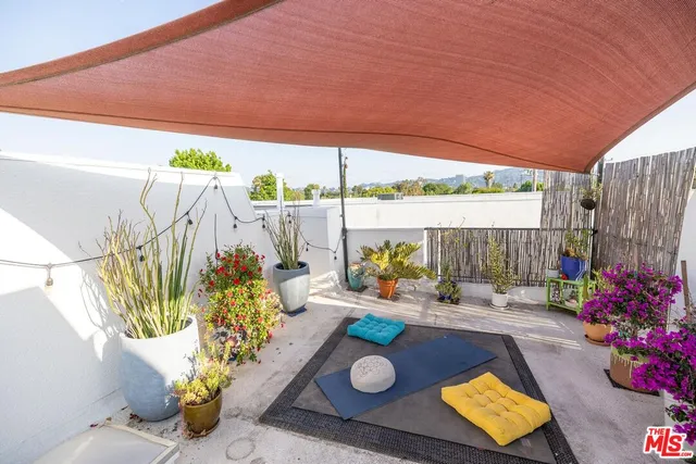 a room with furniture and a fireplace