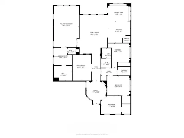 a picture of a floor plan