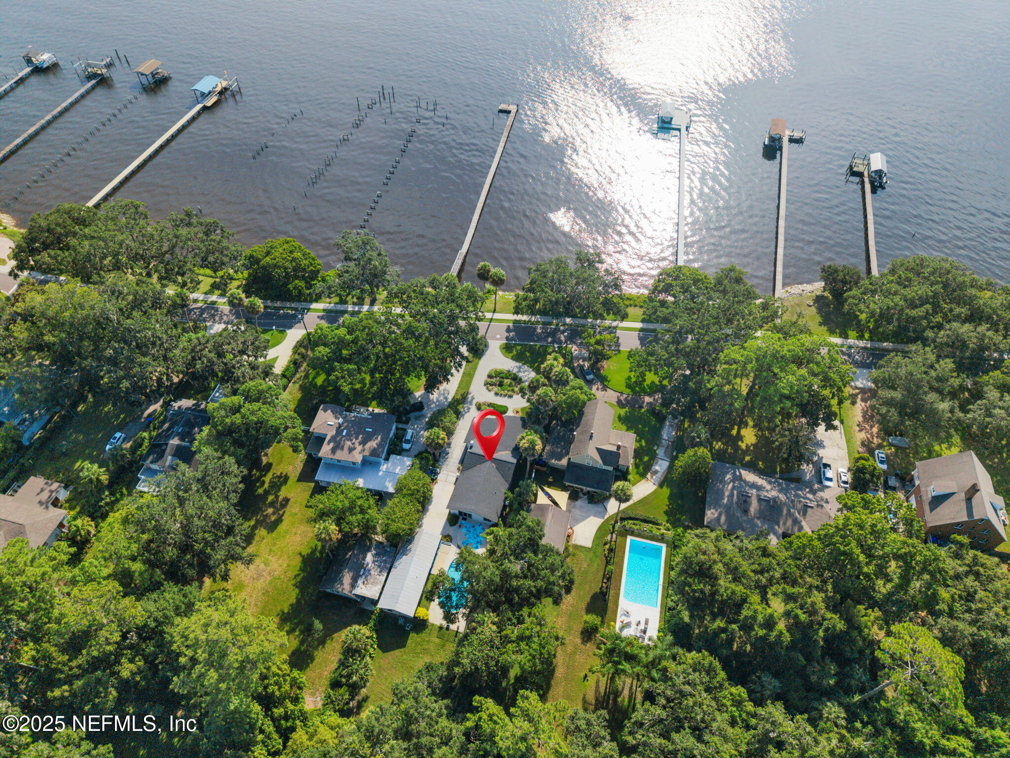 1050 River Road Orange Park, FL 32073 - Photo 34 of 38 Aerial to St. Johns River