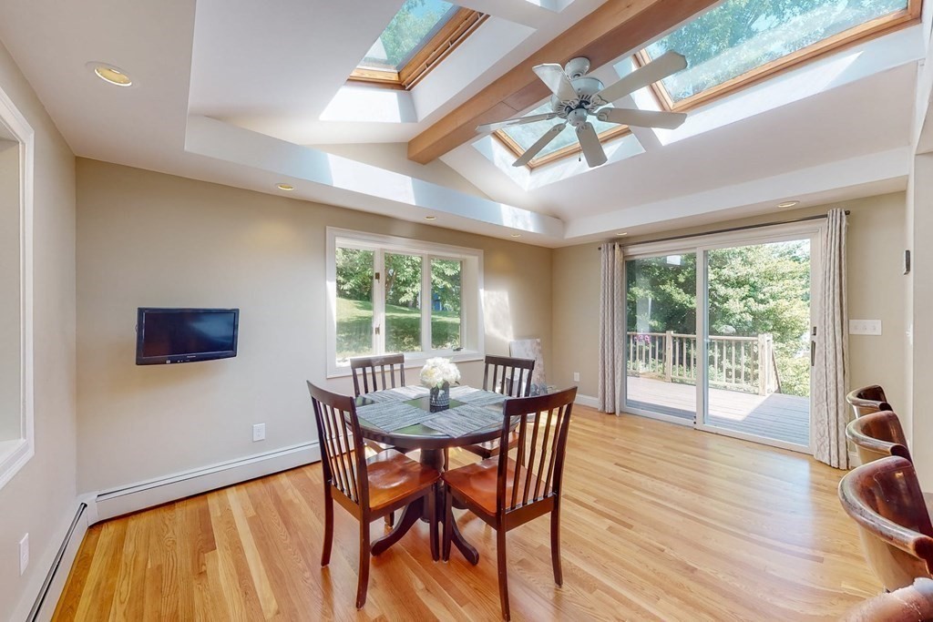11 Stagecoach Road Medfield, MA 02052 - Photo 16 of 38 a view of a dining room with furniture and wooden floor