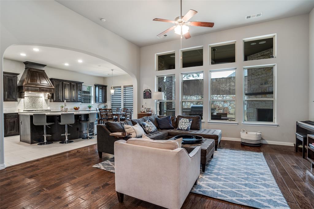 3410 Challis Trail McKinney, TX 75070 - Photo 12 of 31 Open concept Living room and Kitchen