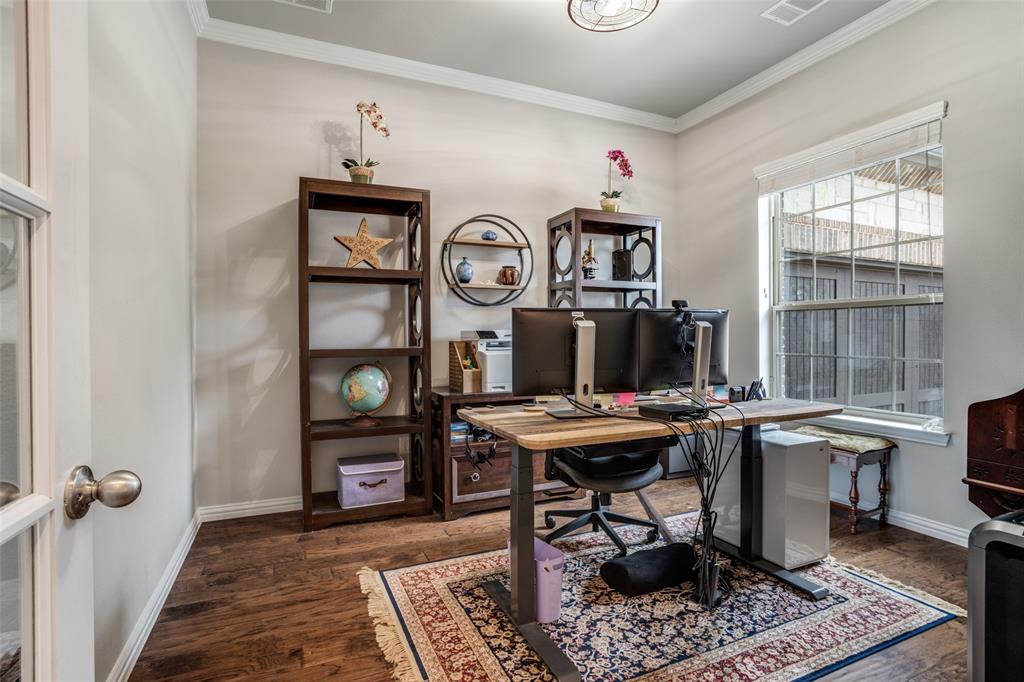 3410 Challis Trail McKinney, TX 75070 - Photo 7 of 31 First floor office with French Doors