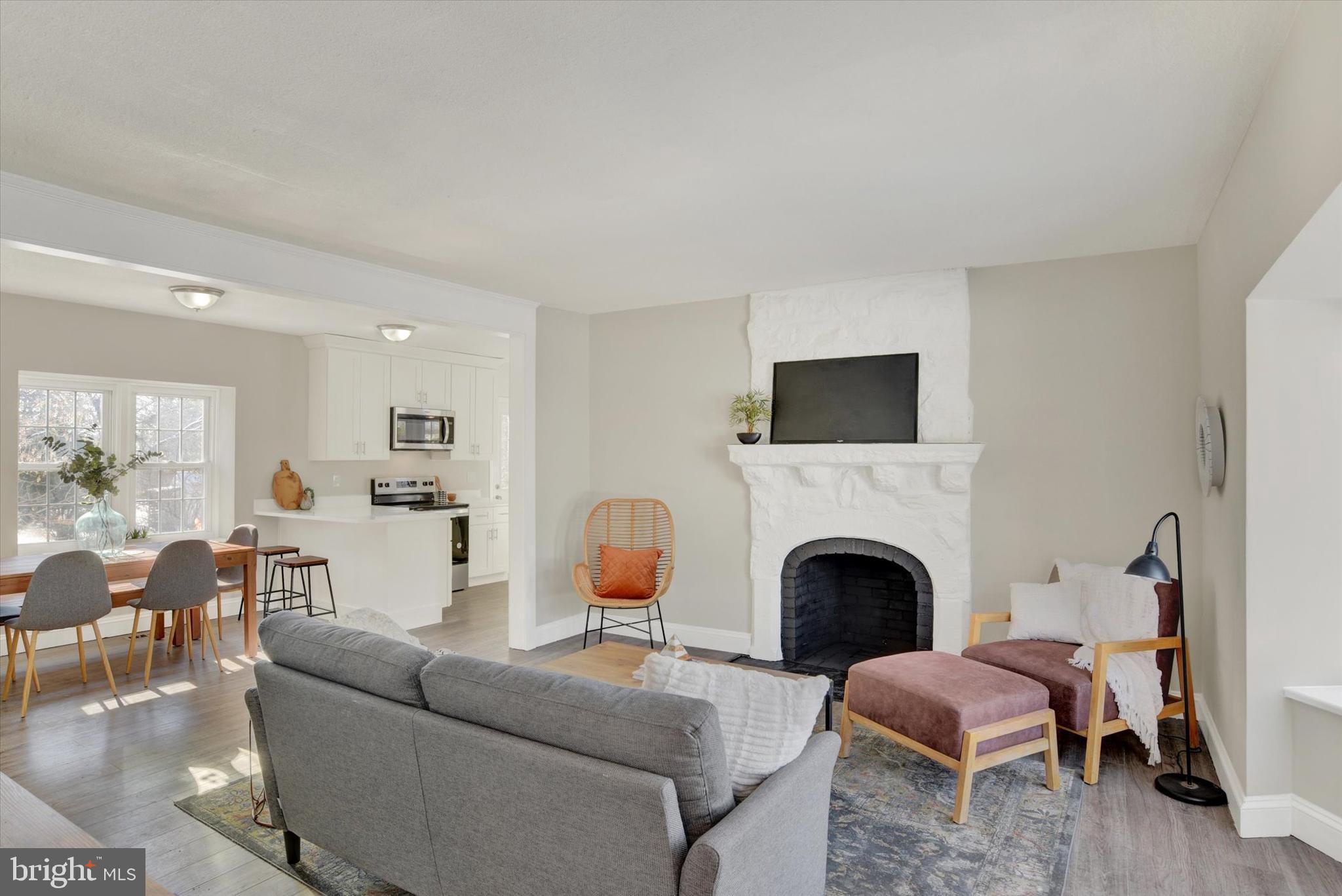 420 Walnut Street East Cleona, PA 17042 - Photo 5 of 30 a living room with furniture and a fireplace