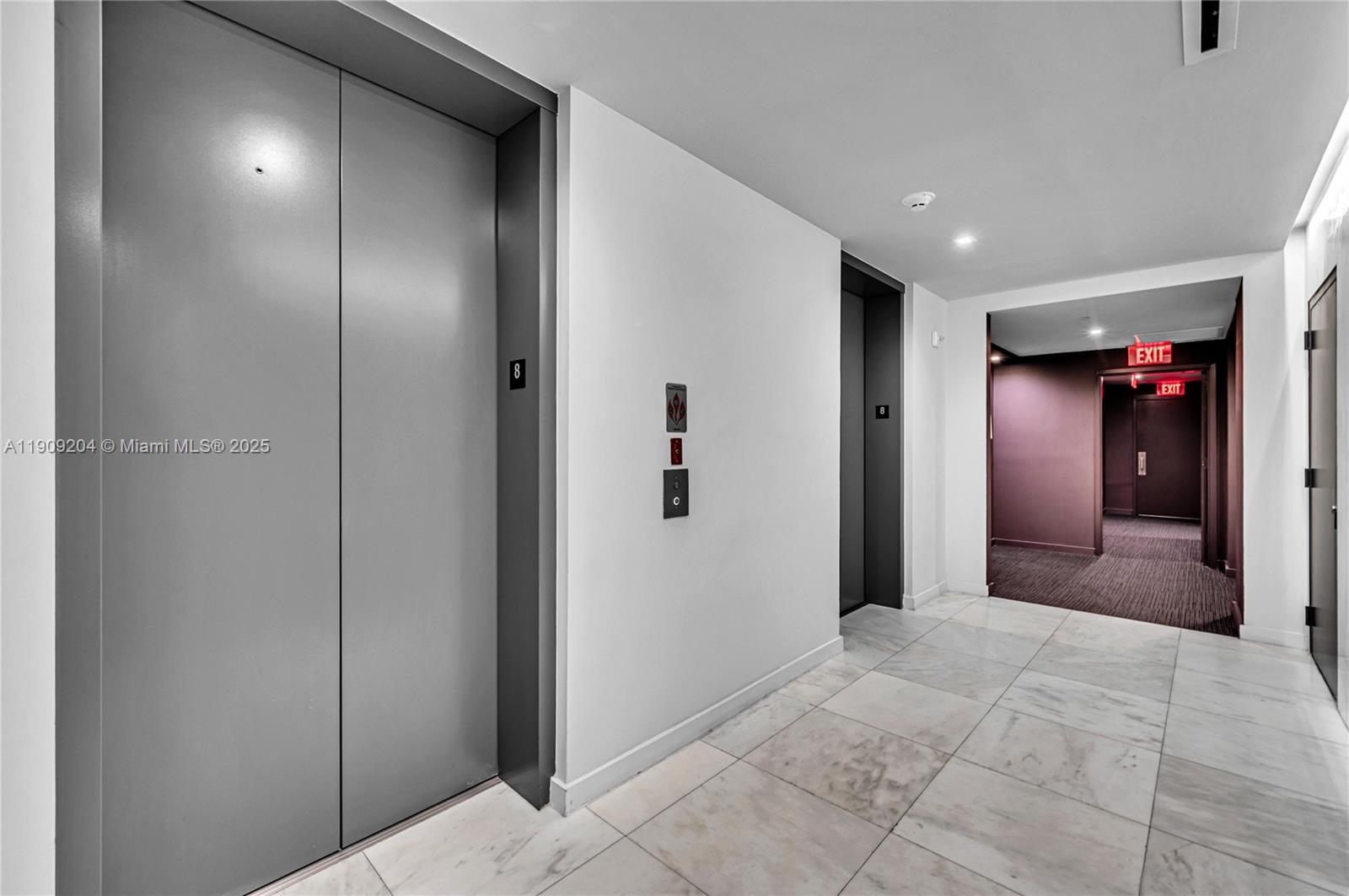 88 Southwest 7th Street, Unit 806 Miami, FL 33130 - Photo 10 of 54 a view of a hallway