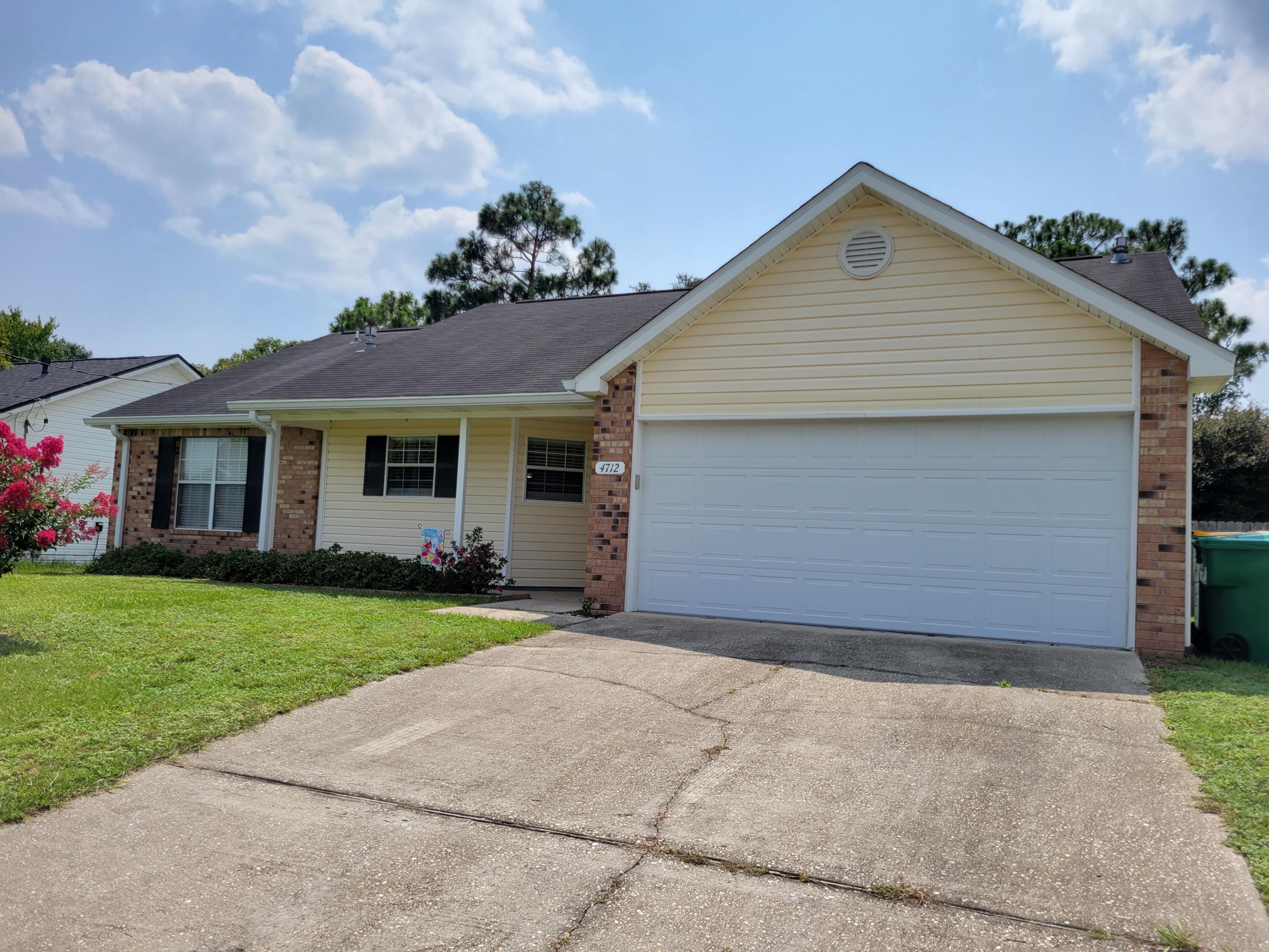 4712 Whitewater Lane Crestview, FL 32539 - Photo 14 of 25 front view of house with a yard