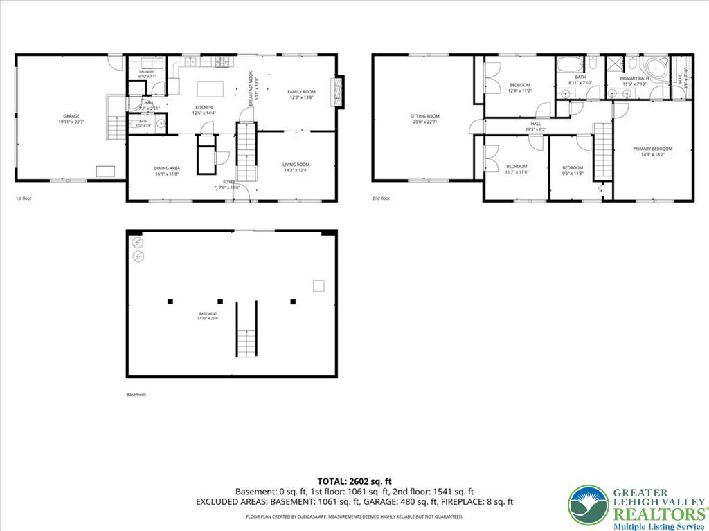 5032 Custard Road Stroudsburg, PA 18360 - Photo 79 of 80 An organized floor plan illustrates the functional layout across multiple living levels.