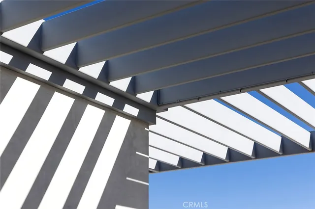 a view of an empty room with stairs