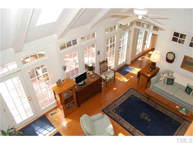 2440 High Ridge Drive Raleigh, NC 27606 - Photo 9 of 13 How's this for a view! This home has all the charm and quality of an older inn with the pizzazz and features of a newer custom home.