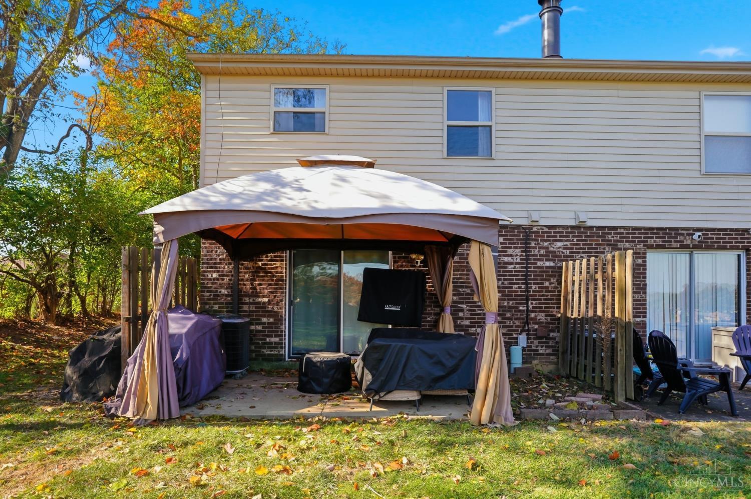 5654 Cheviot Road, Unit 1 Cincinnati, OH 45247 - Photo 26 of 36 Rear View with Removable Awning (Conveys)