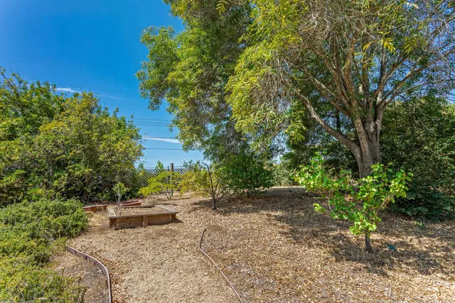 a view of backyard with outdoor space