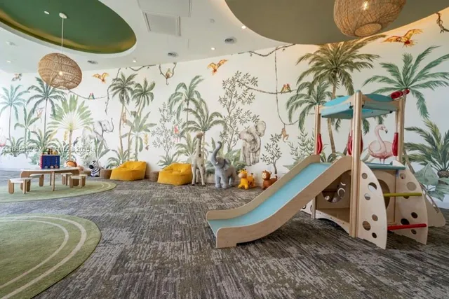 a room with toys and wooden floor