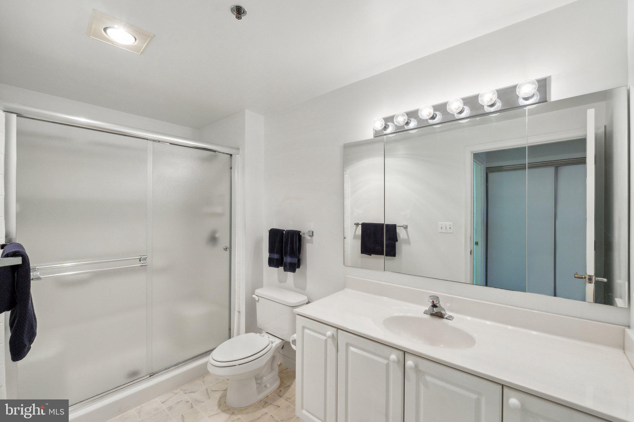 3200 North Leisure World Boulevard, Unit 115 Silver Spring, MD 20906 - Photo 14 of 28 a bathroom with a sink toilet and shower