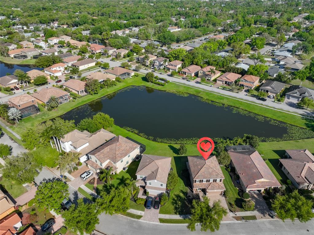 5779 Aaron Court Sarasota, FL 34232 - Photo 32 of 39 an aerial view of residential houses with outdoor space