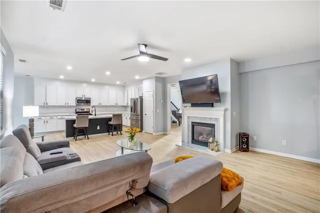 a bedroom with a bed and a tv