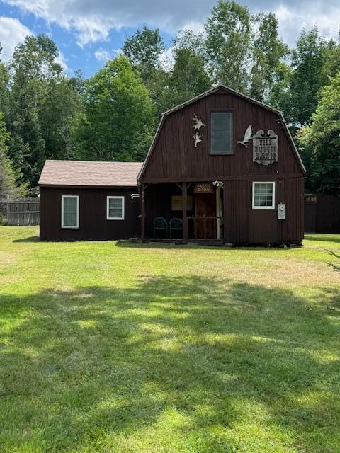 Hunting camp front