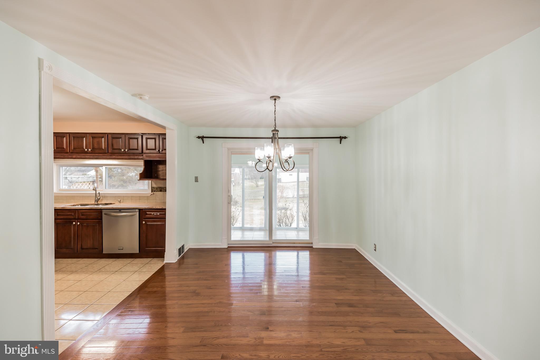 1841 Edmund Road Abington, PA 19001 - Photo 5 of 26 Dining room showing open floor plan to kitchen