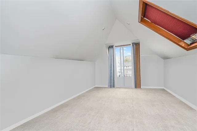 a view of an empty room