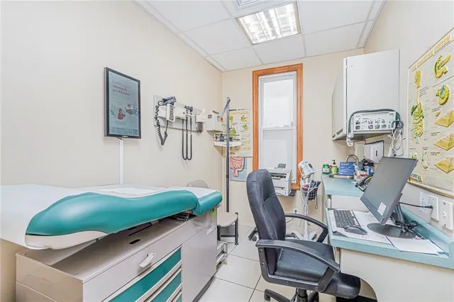 a room with furniture and window