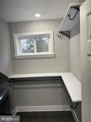 a view of storage and utility room