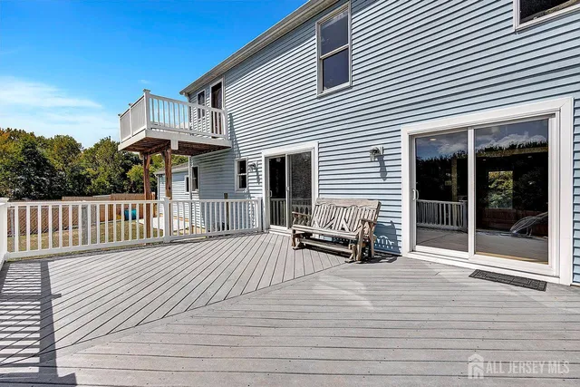 a view of a house with a deck