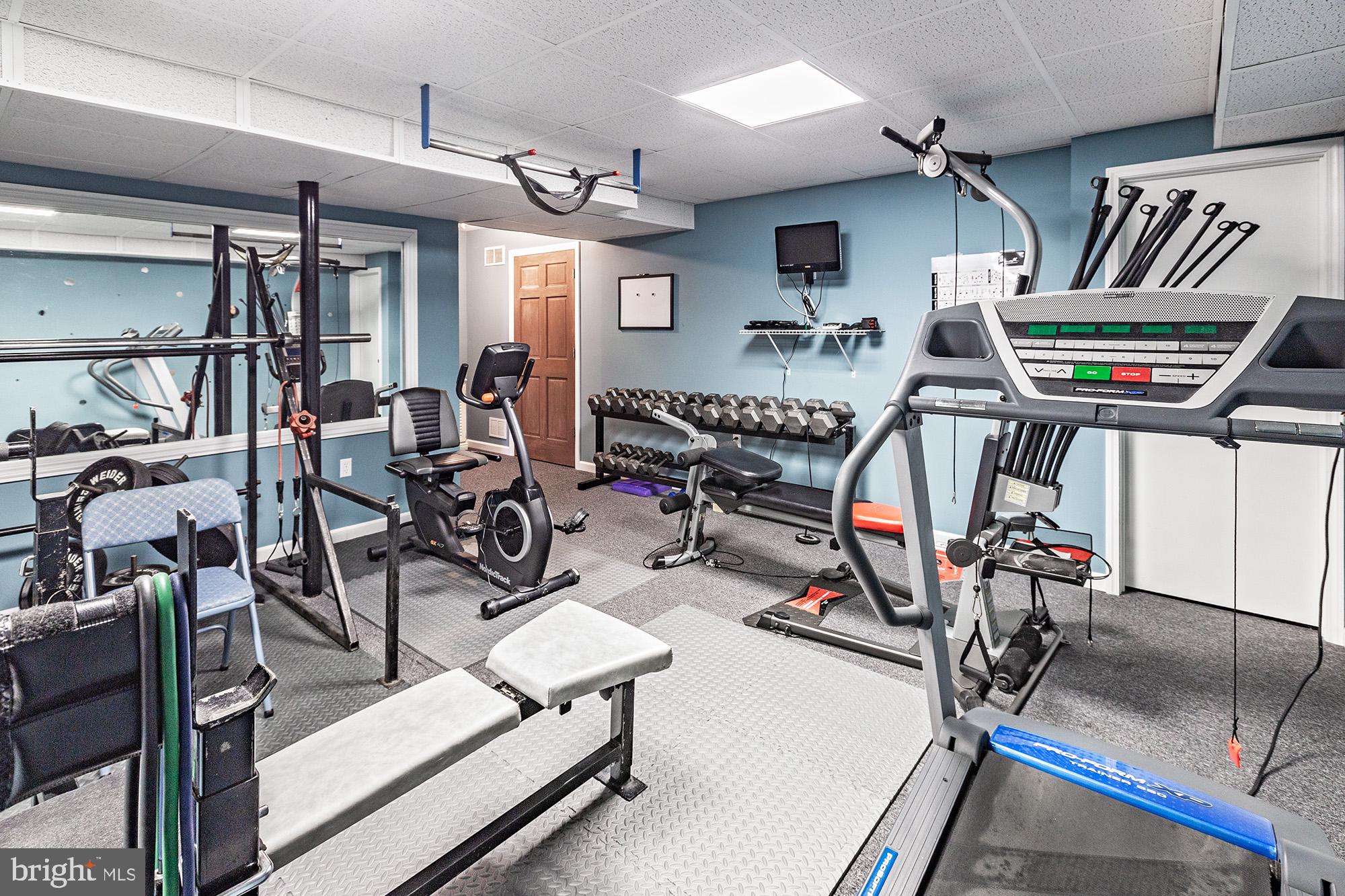 187 Amwellbury Road Salem, NJ 08079 - Photo 29 of 53 basement gym