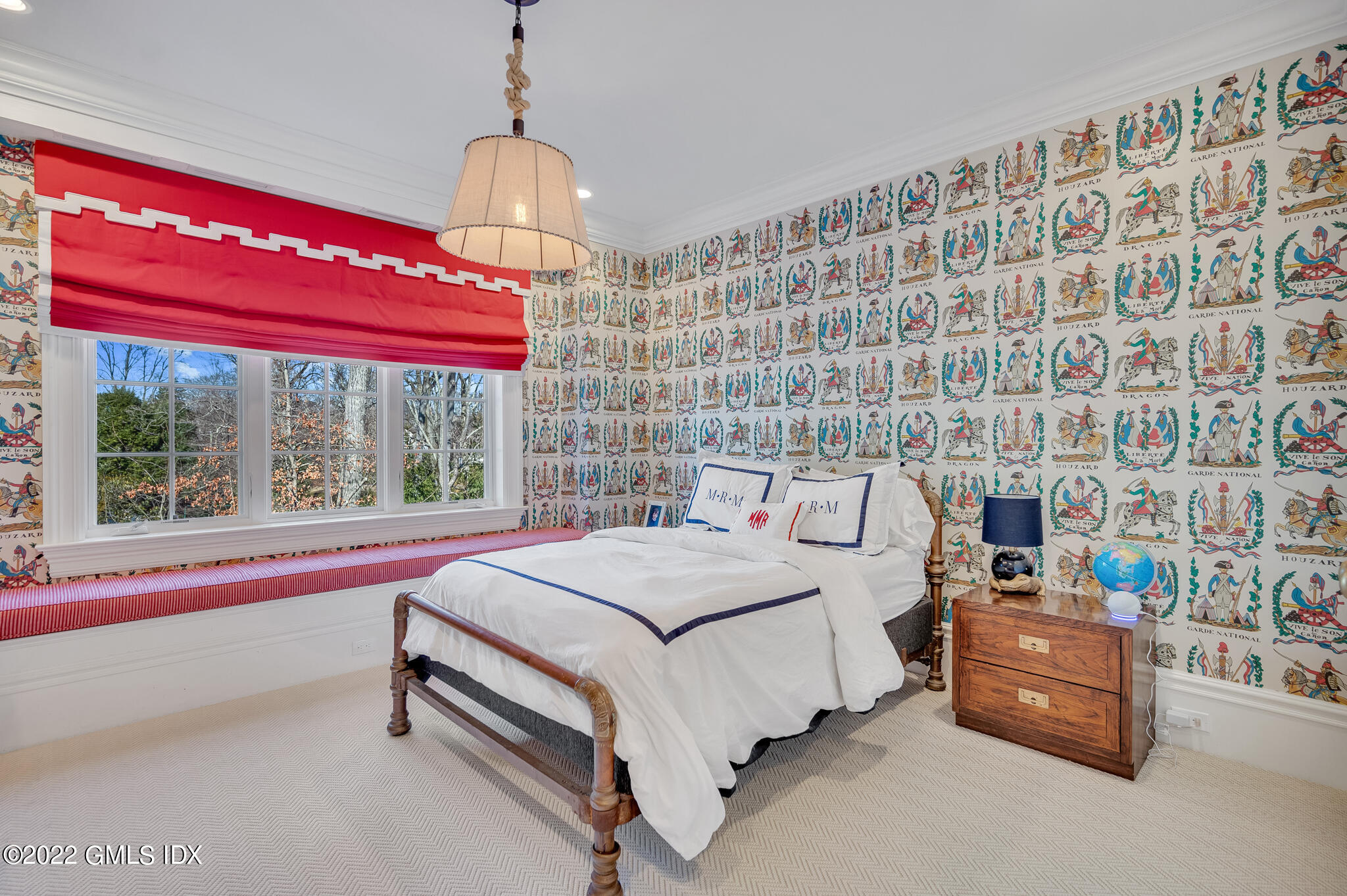 21 Woodside Drive Greenwich, CT 06830 - Photo 18 of 35 a bedroom with a bed and a window