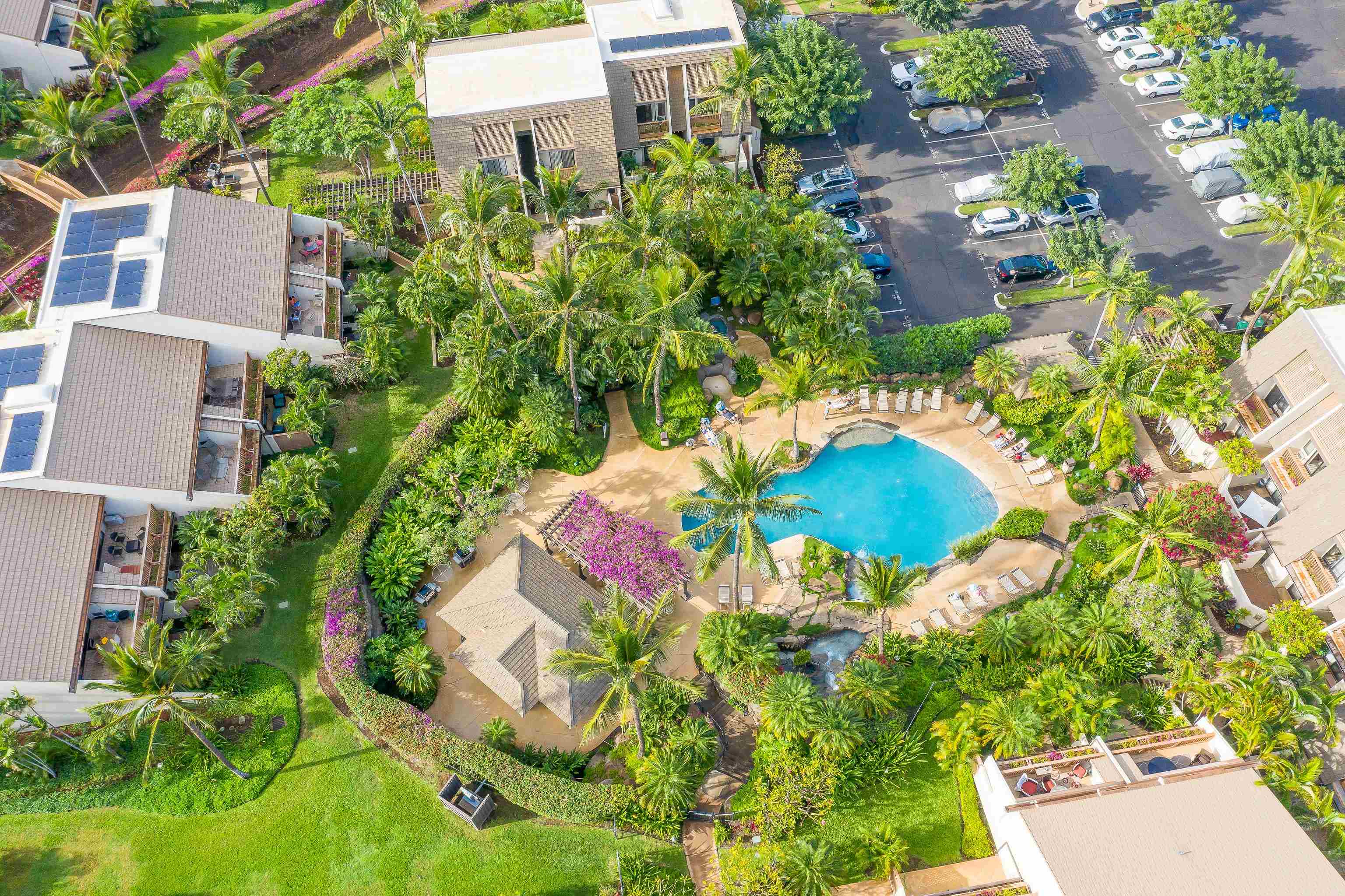 2777 South Kihei Road, Unit K107 Kihei, HI 96753 - Photo 42 of 50 an aerial view of residential house with outdoor space and trees all around