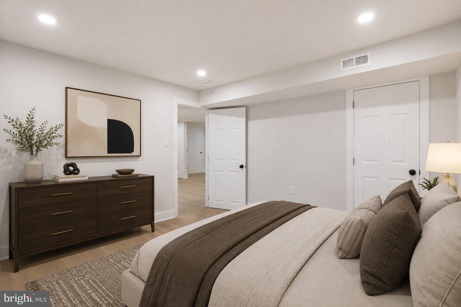 805 Langley Drive Silver Spring, MD 20901 - Photo 46 of 56 Lower Level room staged as a bedroom