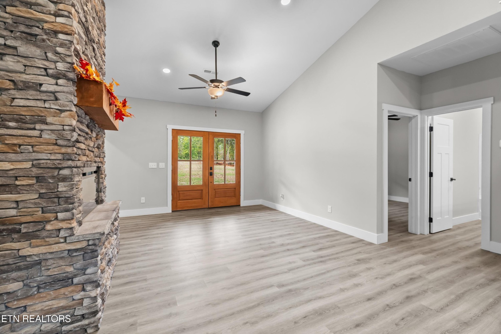 146 Fancher Road Newport, TN 37821 - Photo 17 of 41 a view of empty room with wooden floor and fan