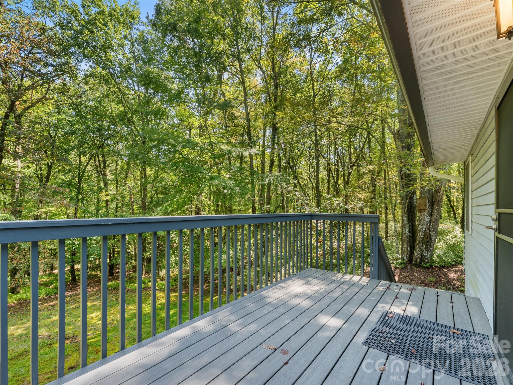 1756 Happy Acres Road Brevard, NC 28712 - Photo 32 of 35 a view of balcony with wooden floor