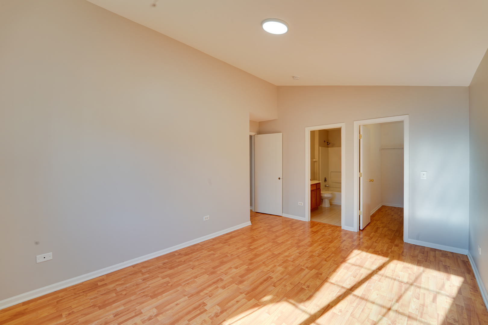 1231 Silverstone Drive, Unit 1231 Carpentersville, IL 60110 - Photo 19 of 22 a view of a room with closet and wooden floor