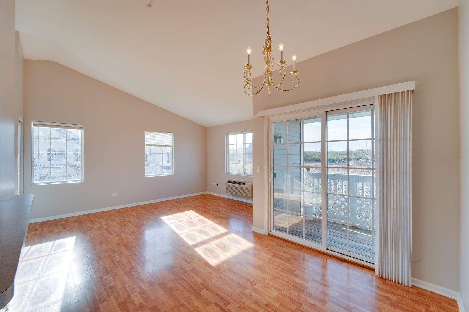 1231 Silverstone Drive, Unit 1231 Carpentersville, IL 60110 - Photo 7 of 22 a view of livingroom with hardwood floor and window