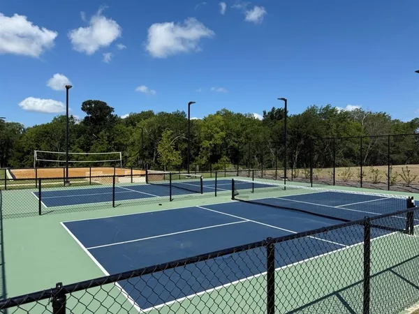 a tennis court view