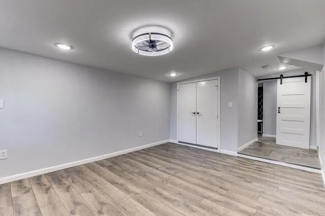 wooden floor in an empty room